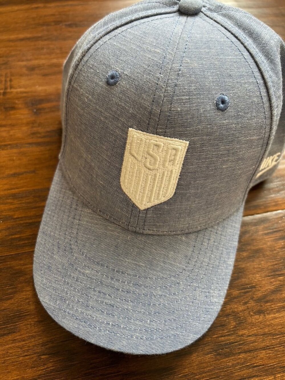 Nike USA Legacy91 hat cap blue adjustable sizing soccer - Picture 2 of 7